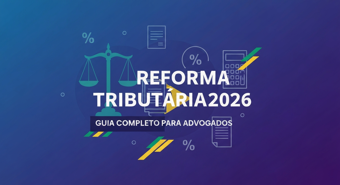 Reforma Tributária 2026: O Guia Definitivo para Advogados (IBS, CBS, Split Payment e o Novo Cronograma)